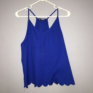 Blue tank top